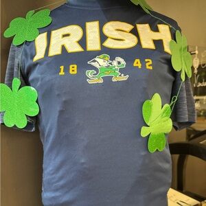 Notre Dame Fanatics Navy Irish Graphic Tee S